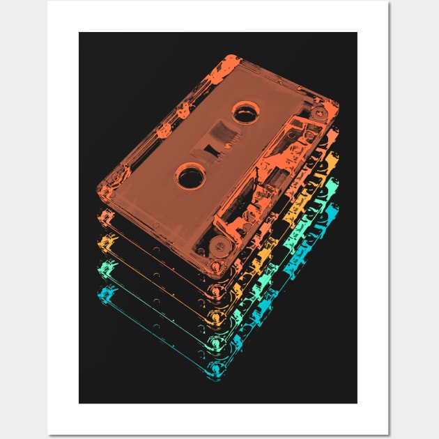 Cassette Tapes Wall Art by robotface
